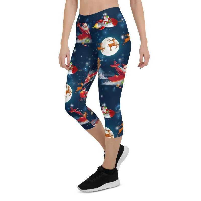 Eye-catching Personality Santa Express Capris