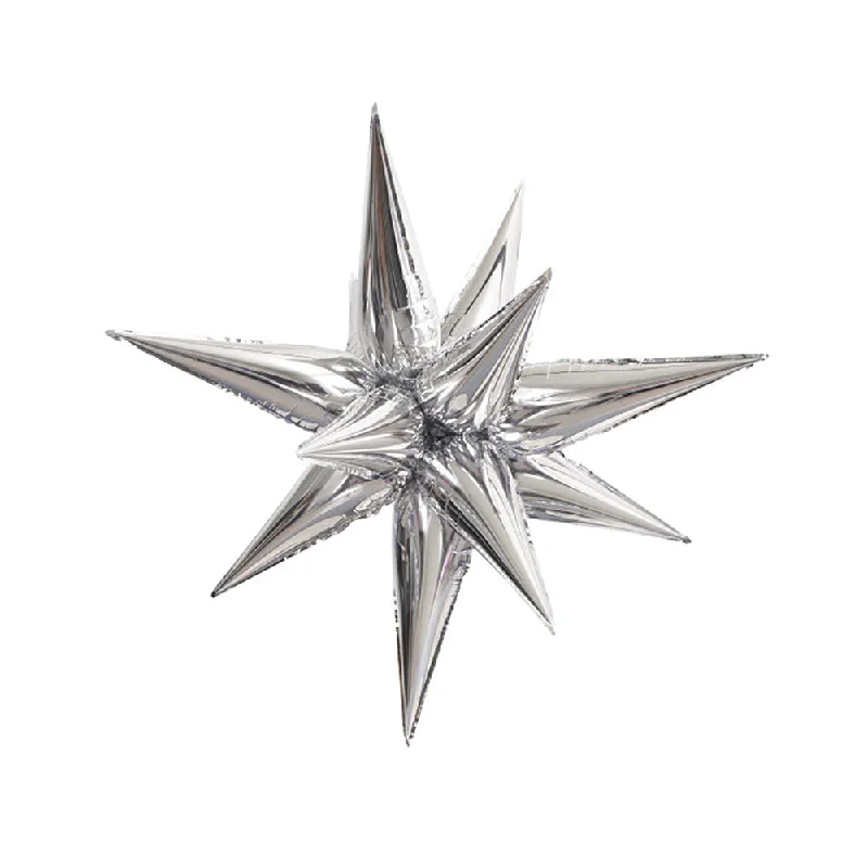 Simple Matching 12 POINT JUMBO STAR-BURST - SILVER (AIR-FILL ONLY)